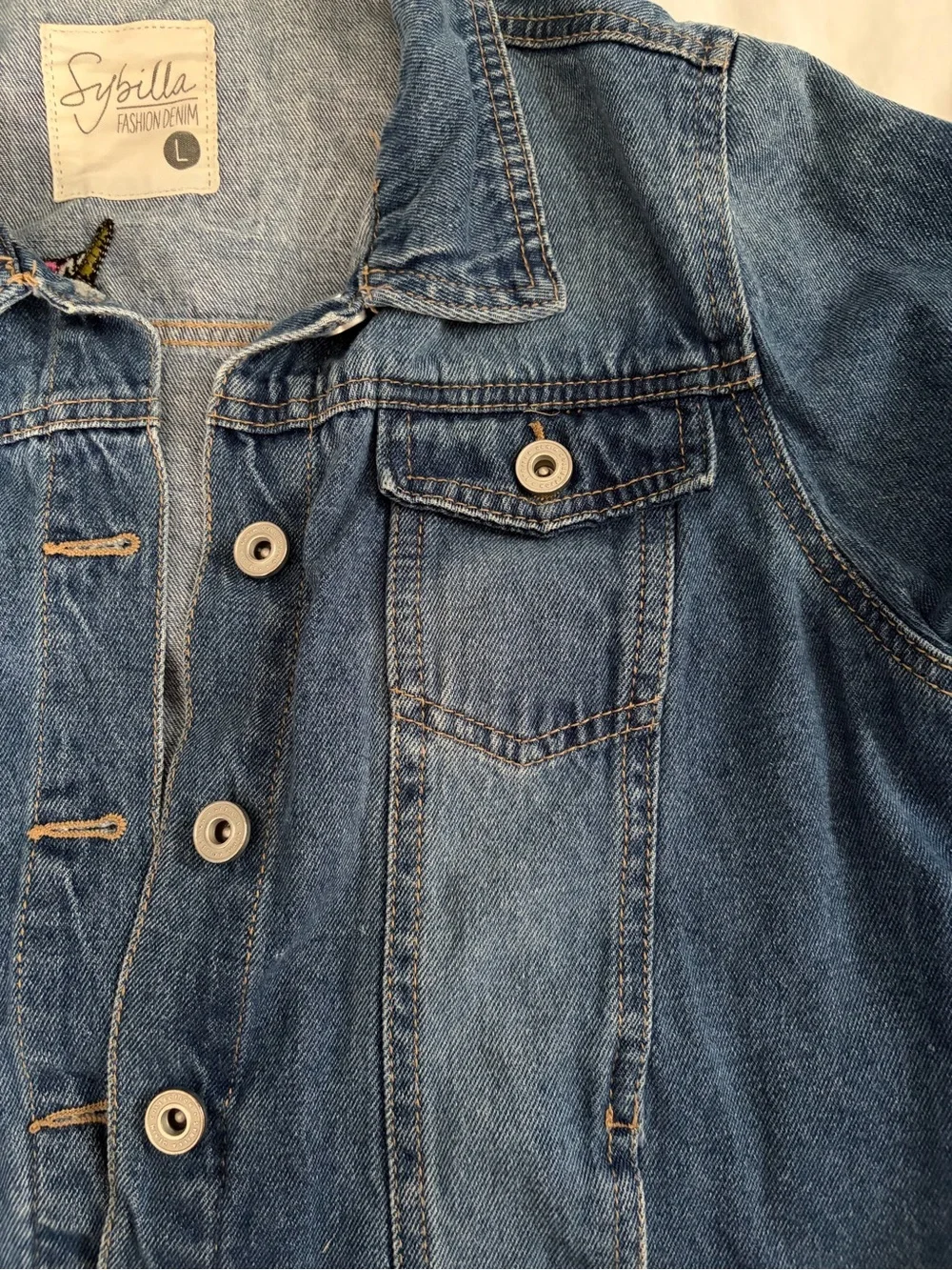 Girls' Blue Denim Jacket